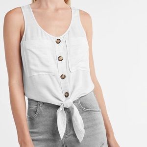 NWT - Express Tie Up Blouse